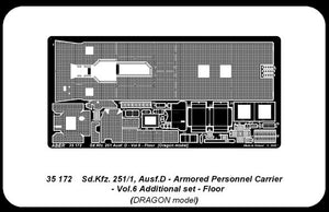 Aber 35172 Sd.Kfz. 251/1 Ausf.D. partie 6 étage (DRA) (1/35) – image 2