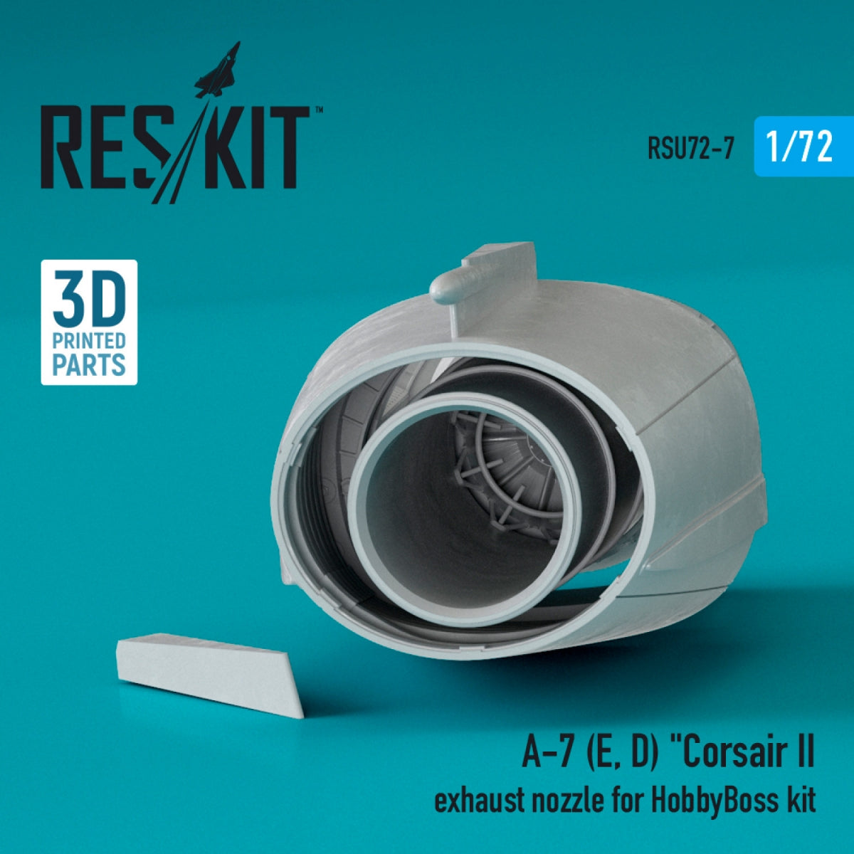RESKIT RSU72-0007 A-7 (E,D) « Tuyère d'échappement Corsair II pour maquette HobbyBoss (impression 3D) 1/72 »