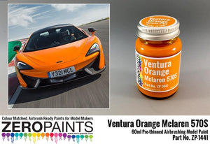Peinture Zero Paints ZP-1441 McLaren 570S Ventura Orange (Nacre) 60 ml – image 2