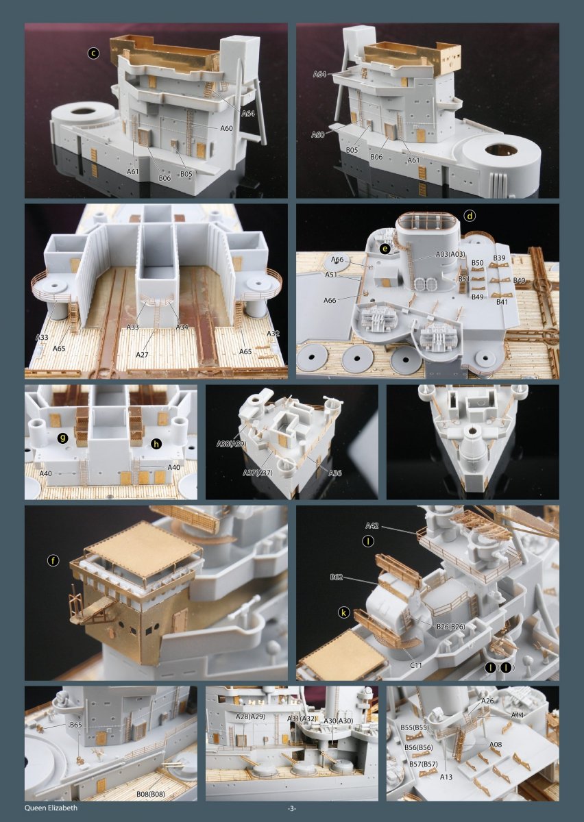 MK1 Design MD-35026 Queen Elizabeth DX Pack 1/350 – Bild 8