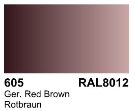 Vallejo 70605 Surface Brun Rouge Allemand RAL 8012 17ml.