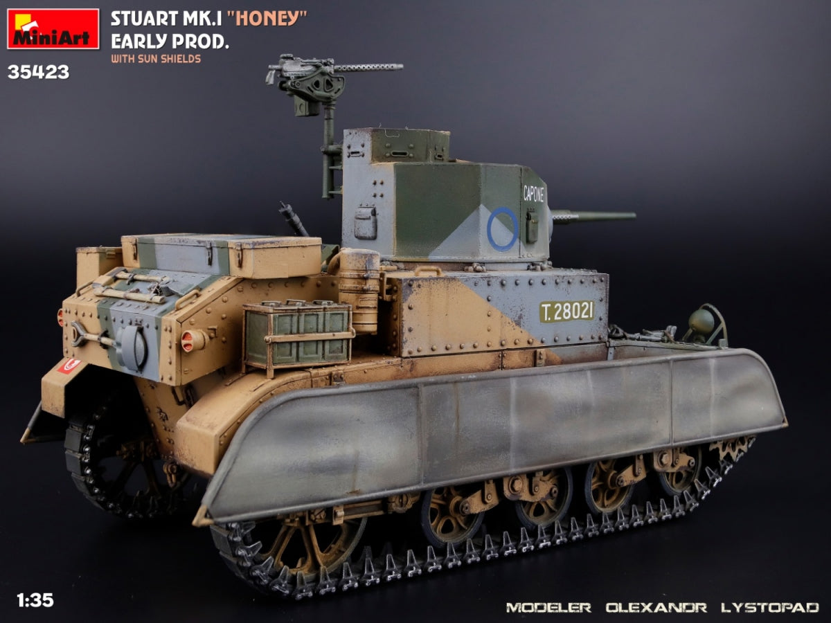 MiniArt 35423 Stuart Mk.I “Honey” Early Prod. w/Sun Shields 1/35 – zdjęcie 12