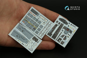 Intérieur imprimé en 3D et coloré sur papier décalcomanie Quinta Studio QD32141 F-104G (Italeri) 1/32 – Bild 3