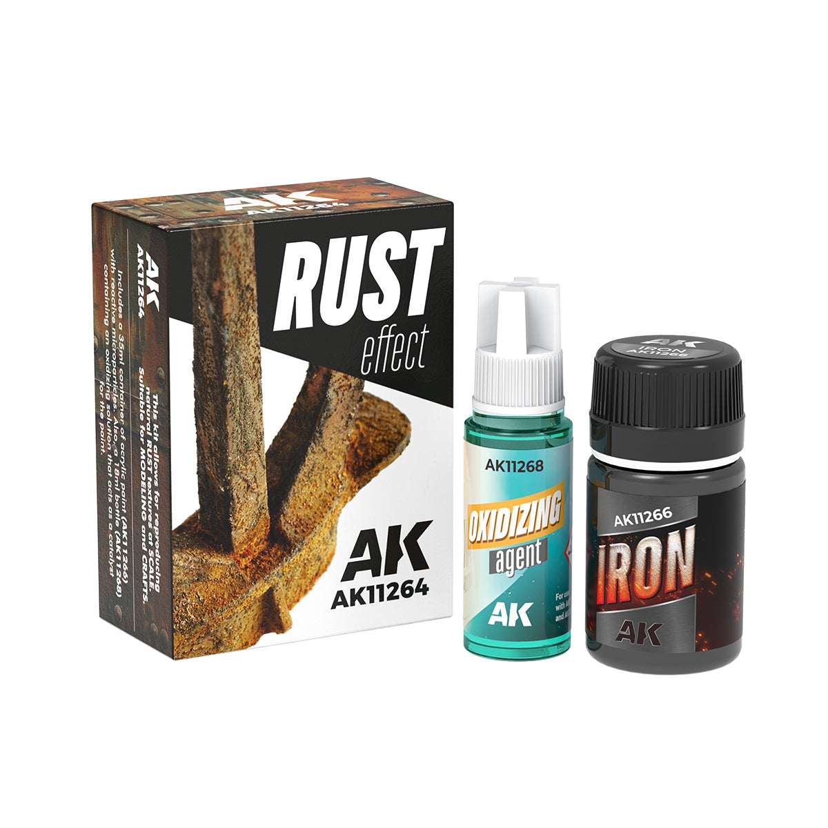 AK Interactive AK11264 EFFET ROUILLE – EFECTO OXIDO