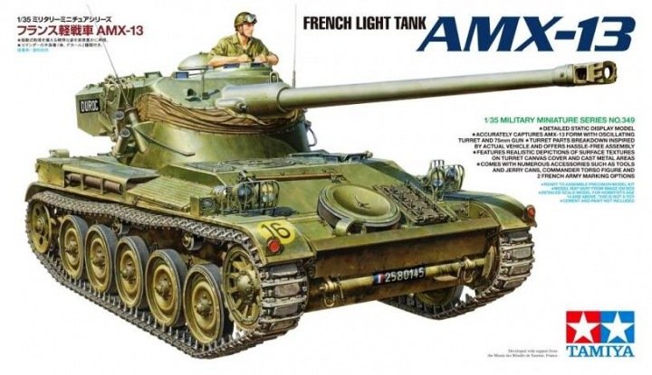Tamiya 35349 Char léger français AMX-13 1/35