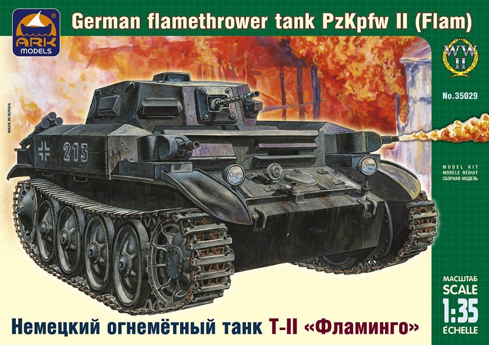 Ark Models 35029 Char lance-flammes allemand Pz Kpfw II (1/35)