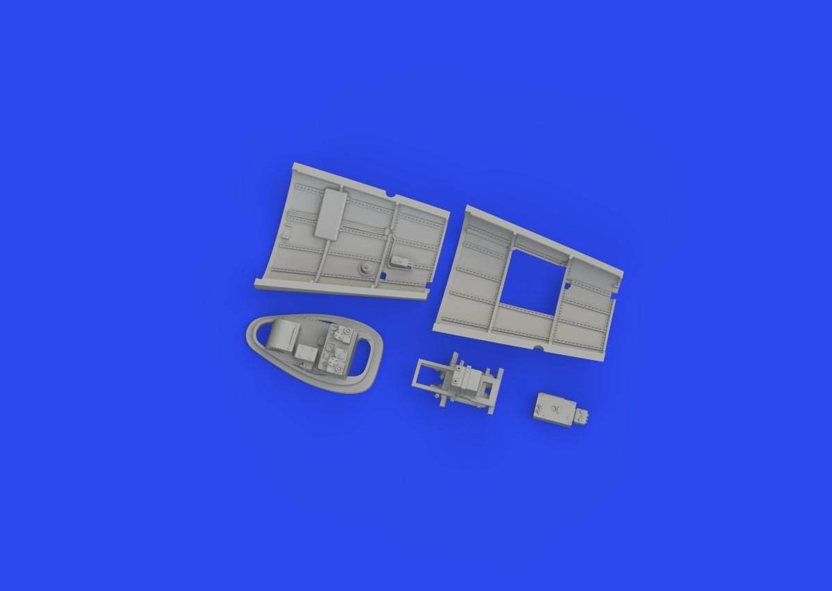 Maquette Eduard 672344 du compartiment radio du Bf 109G, échelle 1/48 – image 6