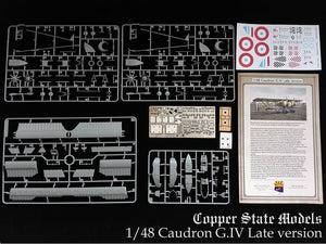 Maquette Copper State Models K1027 Caudron G.IV Version tardive 1/48