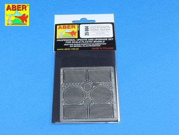 Aber 25004 PzKpfw V Ausf.A/D grilles (1/25)  – Bild 3