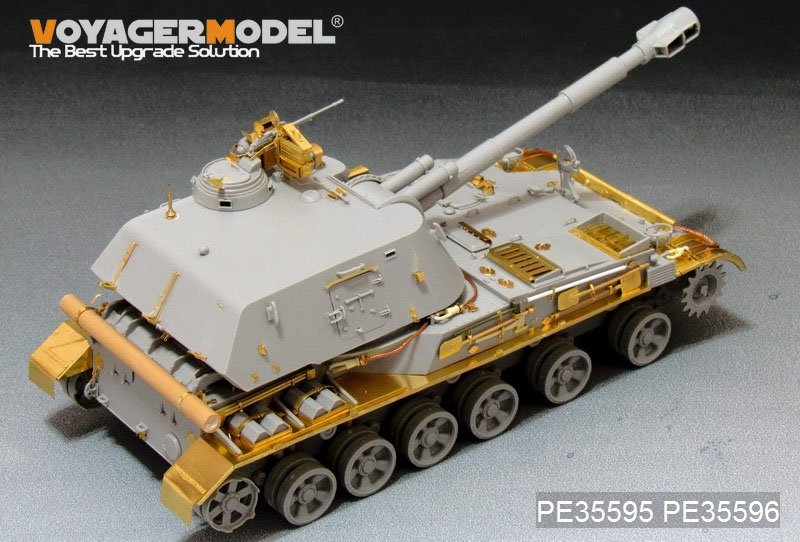 Garde-boue pour obusier automoteur russe moderne 2S3 de 152 mm, modèle Voyager PE35596, pour TRUMPETER 05543, échelle 1/35 – immagine 3