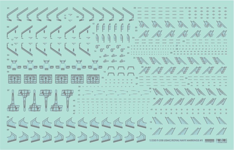 Pontos 37041F1 USS LHD-1 Wasp Kit de détails au 1/350 – image 15
