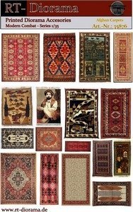 RT-Diorama 35876 Accessoires imprimés : Tapis afghans 1/35