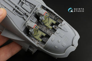 Intérieur imprimé en 3D et coloré sur papier décalcomanie Quinta Studio QD32107 A-6E TRAM Intruder (Trumpeter) 1/32 – image 4