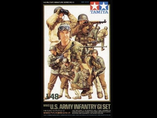 Tamiya 32513 Ensemble d'infanterie américaine GI (1/48)