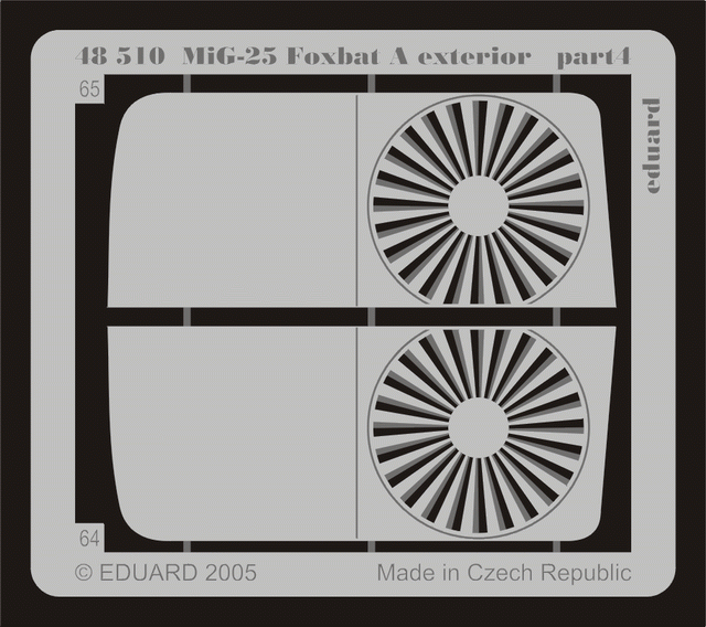 Eduard 48510 MiG-25 Foxbat A extérieur 1/48 (REVELL) – image 4