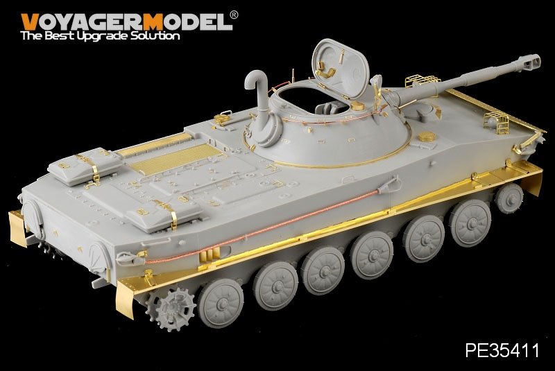 Maquette Voyager PE35411 Char amphibie russe PT-76B de la Seconde Guerre mondiale pour Trumpeter 00381 1/35