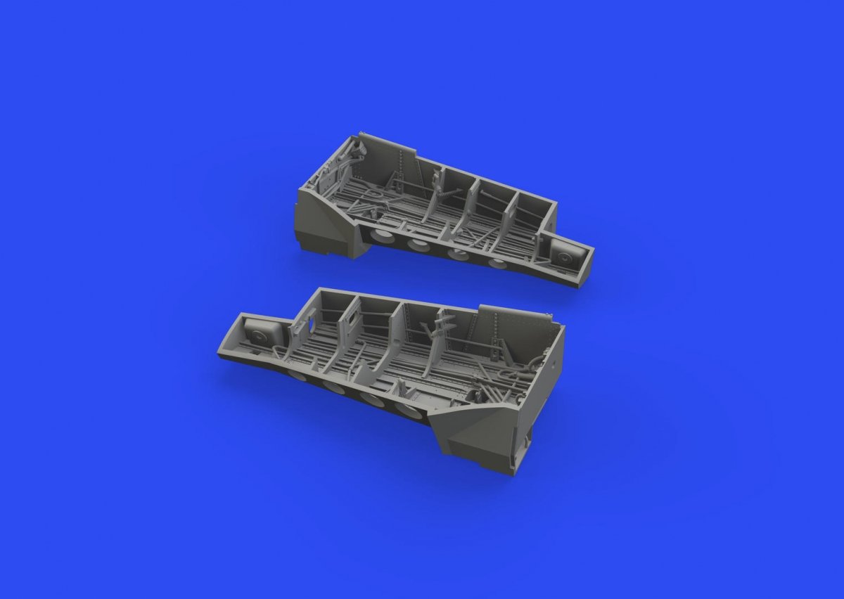 Maquette Eduard 648742 pour le compartiment de train d&amp;#39;atterrissage du P-51D, échelle 1/48 – immagine 3