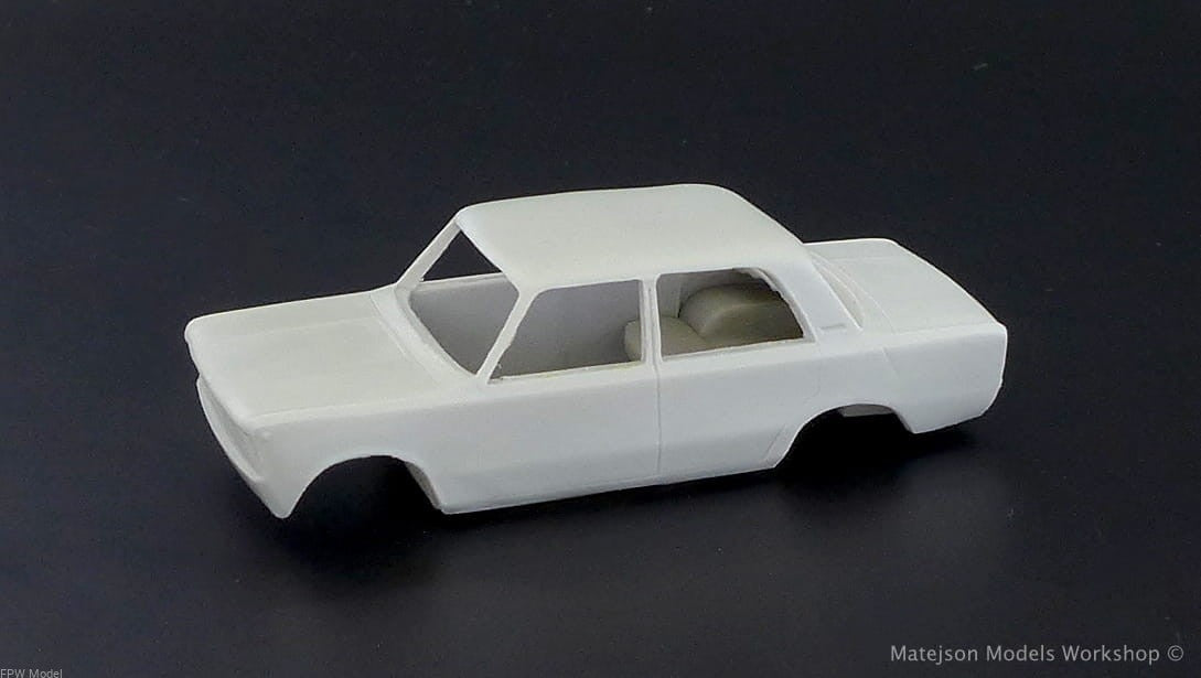 Maquette FPW 72601 Fiat 125p polonaise, première version civile, échelle 1/72  – image 3