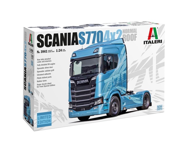 Italeri 3961 Scania S770 4x2 Toit normal - ÉDITION LIMITÉE 1/24