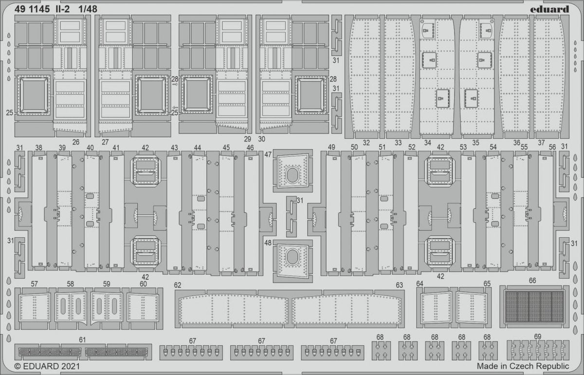 Eduard 491145 Il-2 pour ZVEZDA 1/48 – immagine 2
