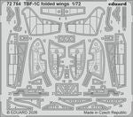 Eduard BIG72192 Grumman TBF-1C Avenger (Folded Wings) - Big Ed Set Hobby Boss Kits 1/72