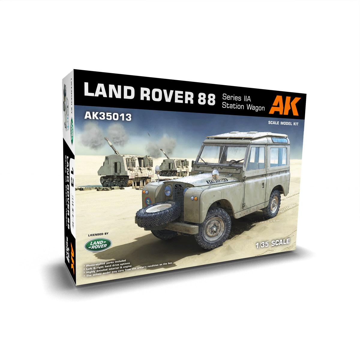 AK Interactive AK35013 LAND ROVER 88 SERIES IIA BREAK 1/35