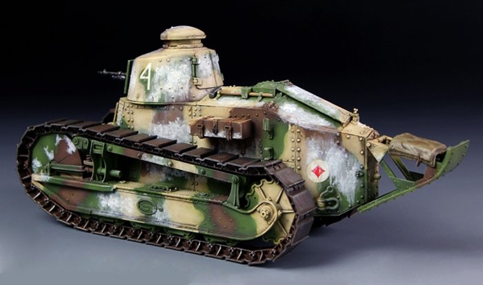 Maquette Meng Models TS-008 Char léger français FT-17 (tourelle moulée) (1/35) – image 11