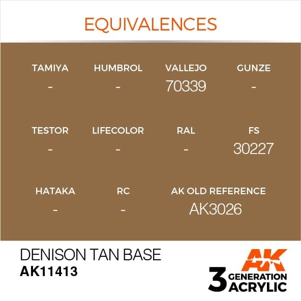 AK Interactive AK11413 Base bronzante Denison 17 ml – immagine 3