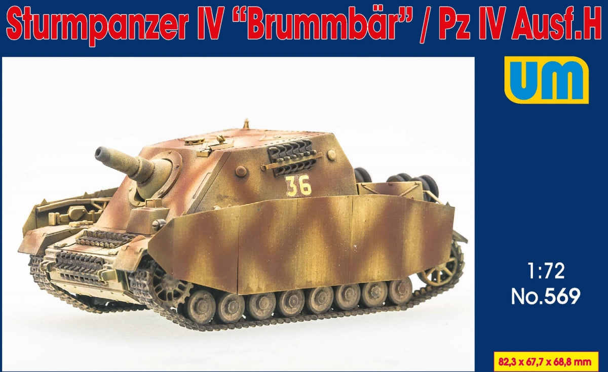Unimodels 569 Sturmpanzer IV "Brummbar" / Pz IV Ausf. H1/72