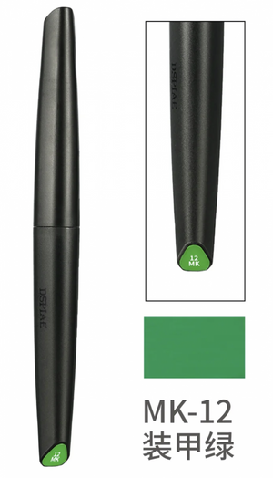 Marqueur à tête souple à base d&amp;#39;eau DSPIAE MK-12 Vert mer