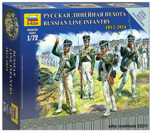 Zvezda 6808 Infanterie de ligne russe 1812-1814 Guerres napoléoniennes 1/72