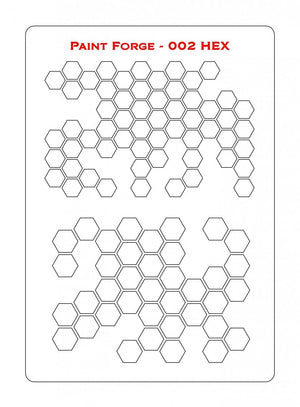 Pochoir Paint Forge PFST002M - HEXAGONAL 2 – image 2