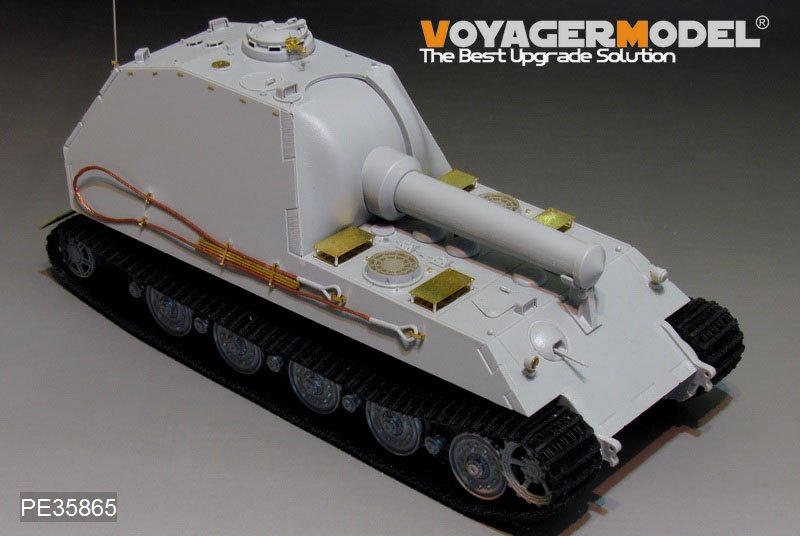 Mortier automoteur lourd allemand BAR 305 mm de la Seconde Guerre mondiale, modèle Voyager PE35865, pour maquette TRUMPETRER au 1/35 – imagen 2