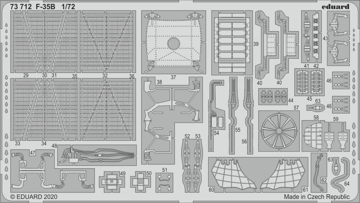 Eduard 73712 F-35B pour ACADEMY 1/72 – immagine 2