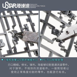 Pince coupante ultra-mince à un seul tranchant et à bec courbe U-Star UA-91590  – immagine 5
