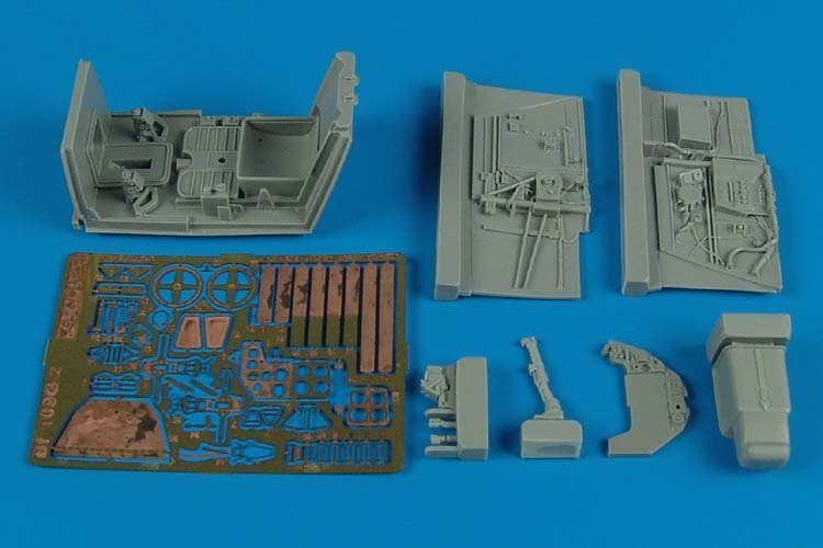 Maquette Aires 2142 Bf 109G-2, cockpit au 1/32, Trumpeter
