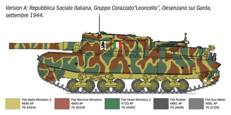 Italeri 6751 Semovente M43 de 105/25 Bassotto 1/35 – immagine 4
