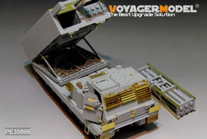 Voyager modèle PE35898 moderne US M270A1 Mittlere Artillerie Racketen système de base pour TRUMPETER 1/35 – image 4
