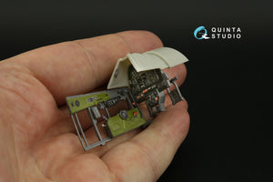 Intérieur imprimé en 3D et coloré sur papier décalcomanie (Zoukei-Mura SWS) pour le P-51D Mustang de Quinta Studio QD32145, échelle 1/32 – immagine 11