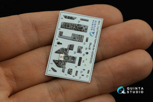 Intérieur imprimé en 3D et coloré sur papier décalcomanie Quinta Studio QD48291 AV-8A (version initiale) (Kinetic) 1/48  – immagine 3