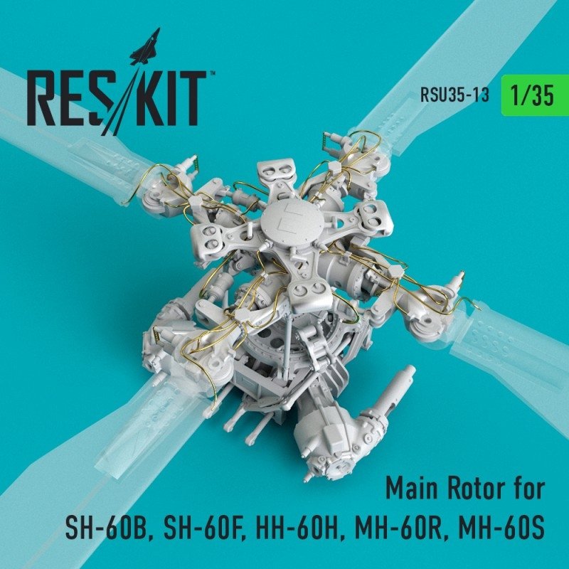 Rotor principal RESKIT RSU35-0013 pour SH-60B, SH-60F, HH-60H, MH-60R, MH-60S 1/35  – Bild 3