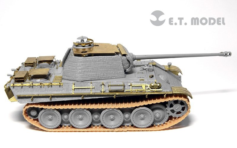 Maquette ET Model E72-010 : Blindage antiaérien allemand Panther G de la Seconde Guerre mondiale pour kit DRAGON au 1/72 – image 3