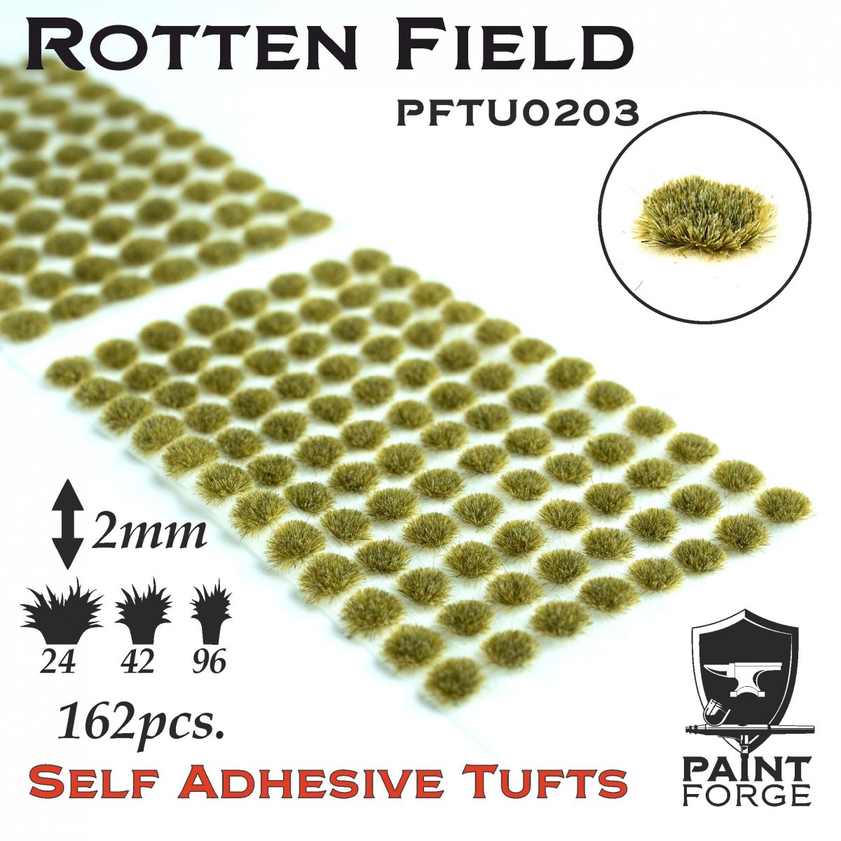 Touffes Paint Forge PFTU0203 : Champ pourri 2 mm