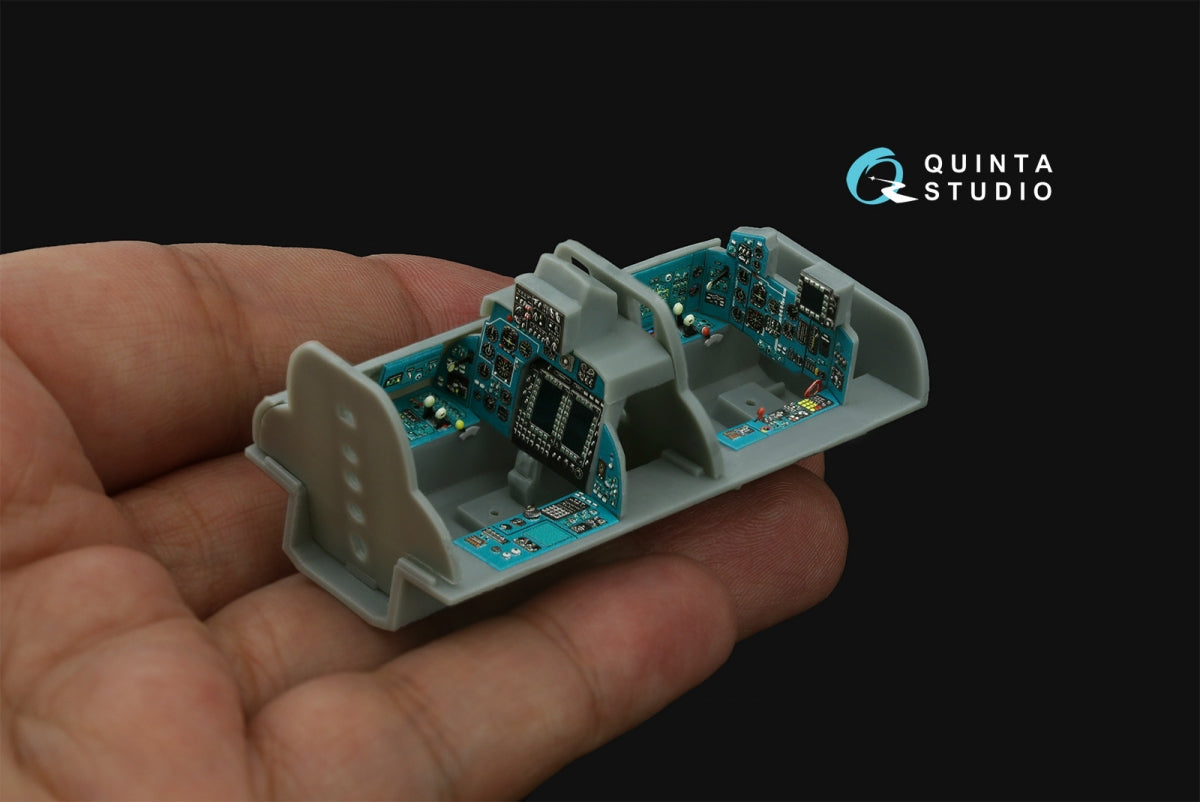 Intérieur imprimé en 3D et coloré sur papier décalcomanie Quinta Studio QDS-48505 MiG-31BM (Hobby Boss) (Petite version) 1/48 – Bild 6