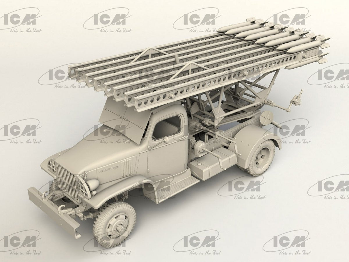 ICM 35596 BM-13-16 sur châssis G7107 avec équipage soviétique 1/35 – immagine 2