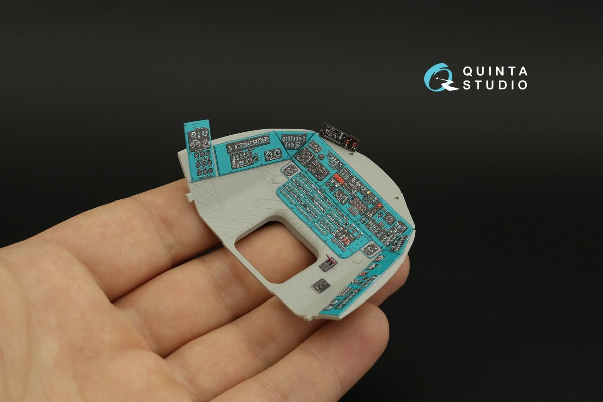 Intérieur imprimé en 3D et coloré sur papier décalcomanie Quinta Studio QDS-35065 Mi-8MT (Trumpeter) (Petite version) 1/35 – image 12