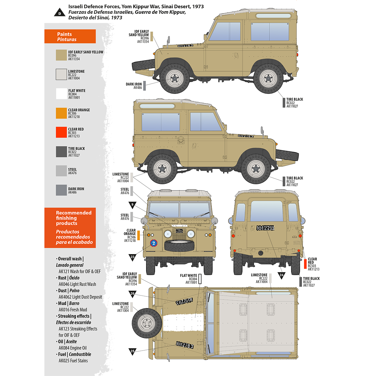 AK Interactive AK35013 LAND ROVER 88 SERIES IIA BREAK 1/35 – image 18