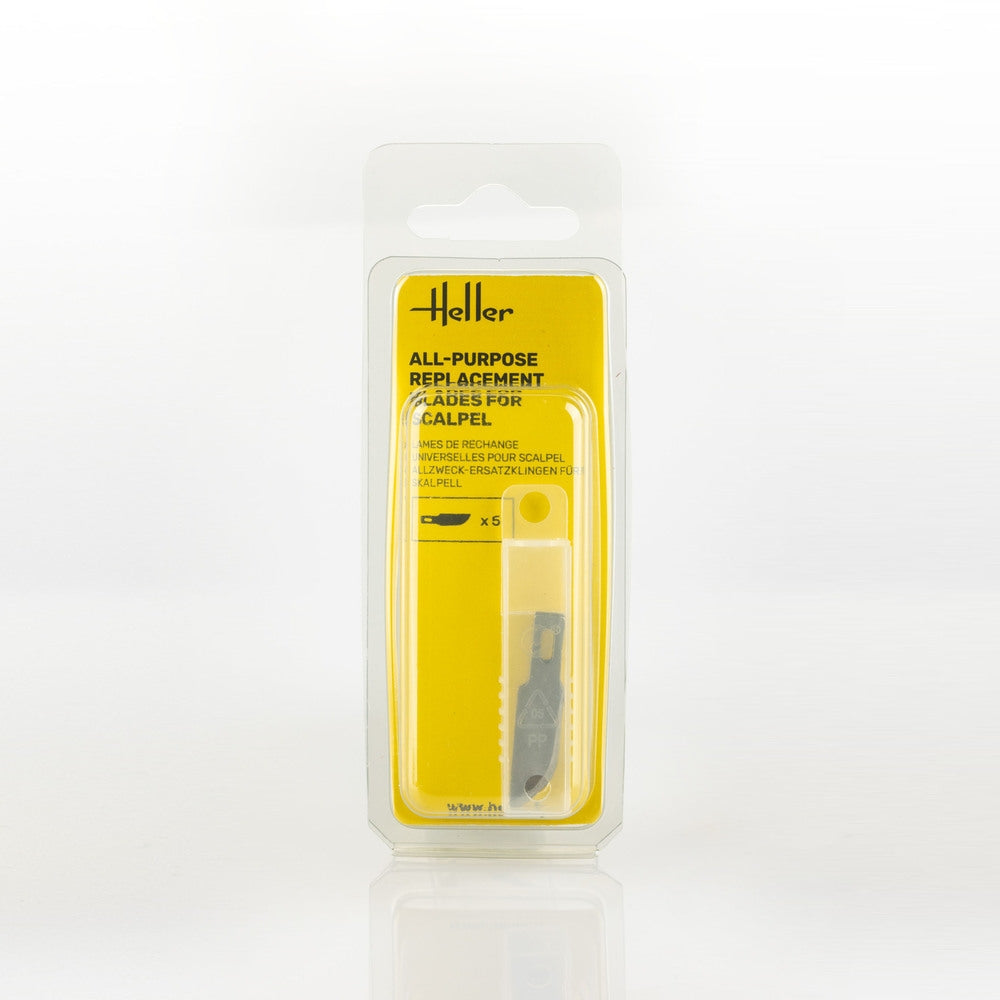 Lames de rechange universelles Heller 99007 pour scalpel (5 pièces)  – imagen 2