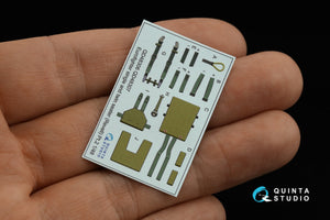 Intérieur coloré imprimé en 3D sur papier décalcomanie pour Eurofighter biplace Quinta Studio QD48307 (Revell) 1/48 – immagine 3