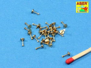 Vis imitation laiton tourné Aber 16104 30 pièces - 1,19 mm x 30 pièces.